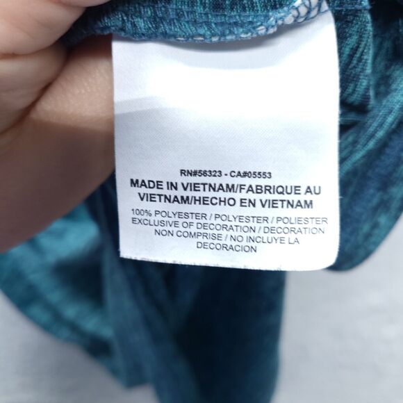 NIKE DRI-FIT Shirt Women’s M Regular Fit V-Neck T-Shirt Athleisure Running - Picture 4 of 8